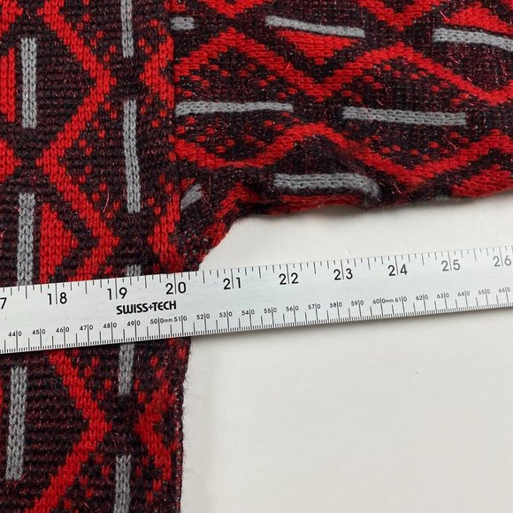 Vintage NWOT Knightsbridge Abstract Geometric Sweater Men's Medium Dad Grandpa - Picture 8 of 9